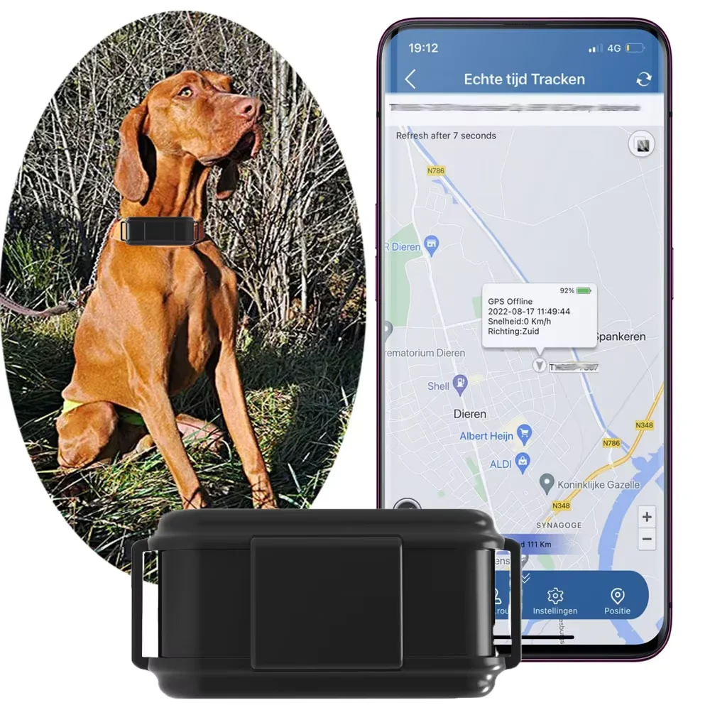 2024 Новый 4G GPS Охотник собака трекер ошейник бесплатное приложение gps устройство слежения за домашними животными отслеживание для домашних животных