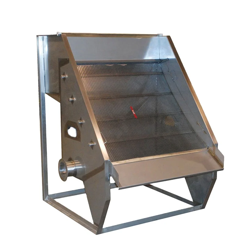 Параболическая изогнутая панель для очистки воды с клиновой проволокой