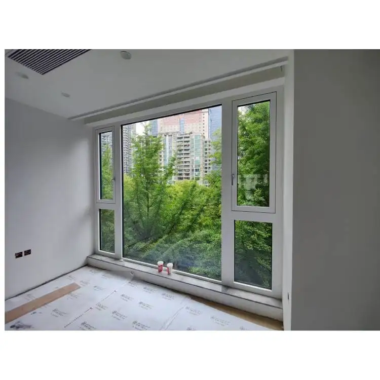 High Performance Aluminum Fixed And Outside Casement Windows Design For Residential