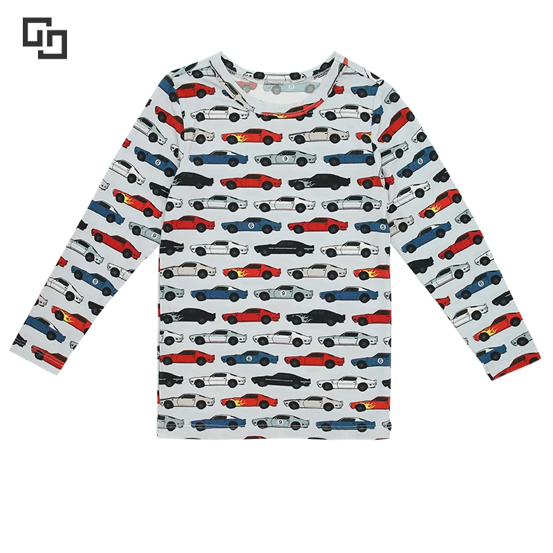 Bamboo Fiber Kids Pajamas custom print design outfit fall winter Children Pajamas