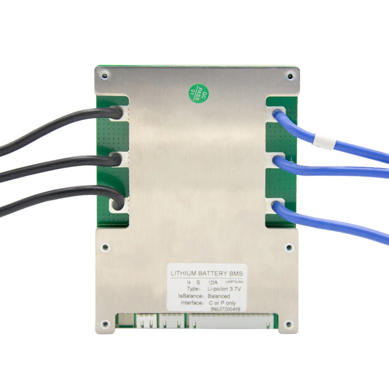 BMS 14S 15S 80a 100a 120a JBD smart bms эквалайзация с UART communication для литий-ионного