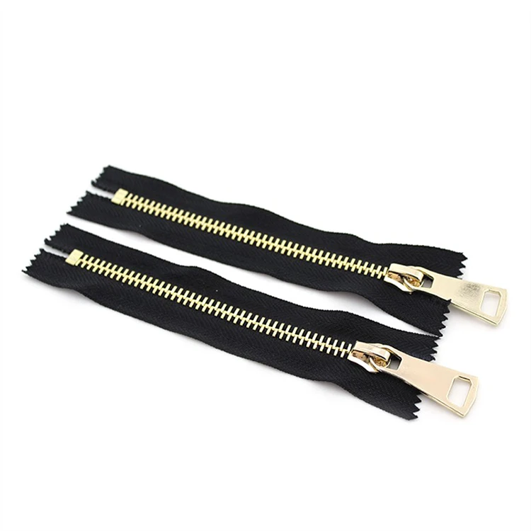 Sewing Accessories Tools 5# Metal Jacket Zipper Brass Zipper Personalized #5 Brass Zipper For Garments