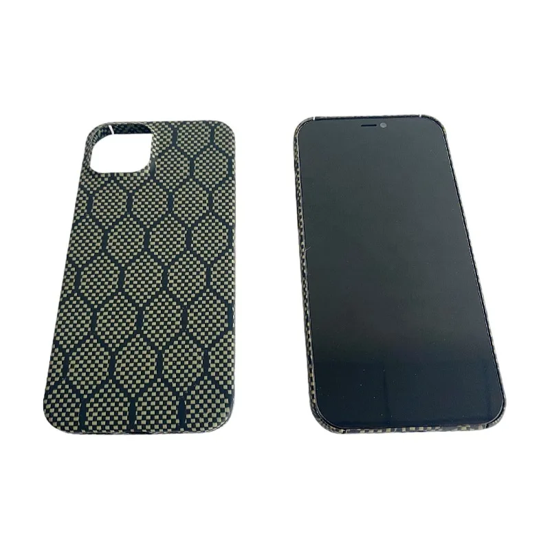 Fashion design manufacturer aramid fiber phone case for iphone 13