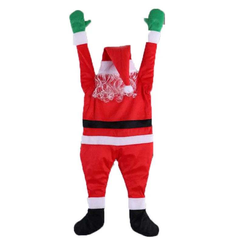New christmas santa claus climbing decor costume Indoor outdoor home christmas decoration supplies