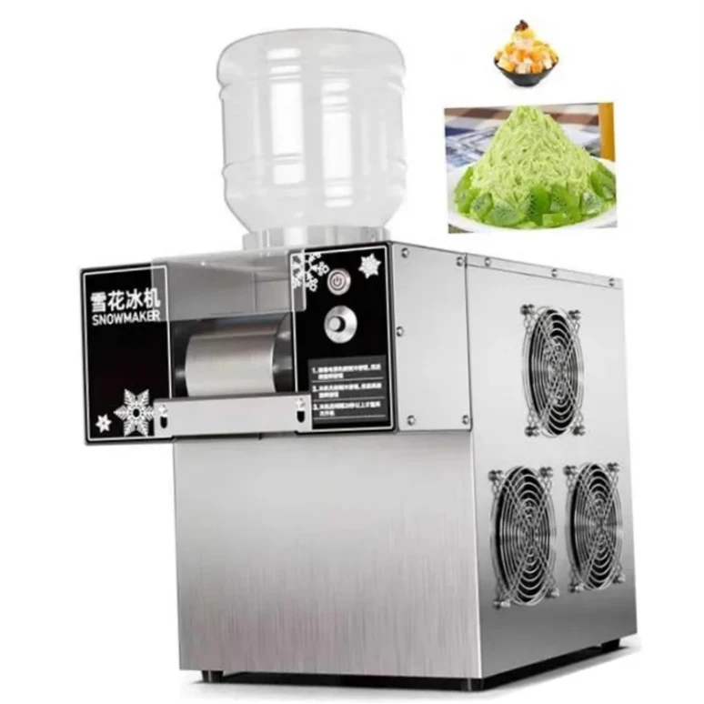 Model-60 Automatic snowflake flake cream crusher maker make shaved ice machine