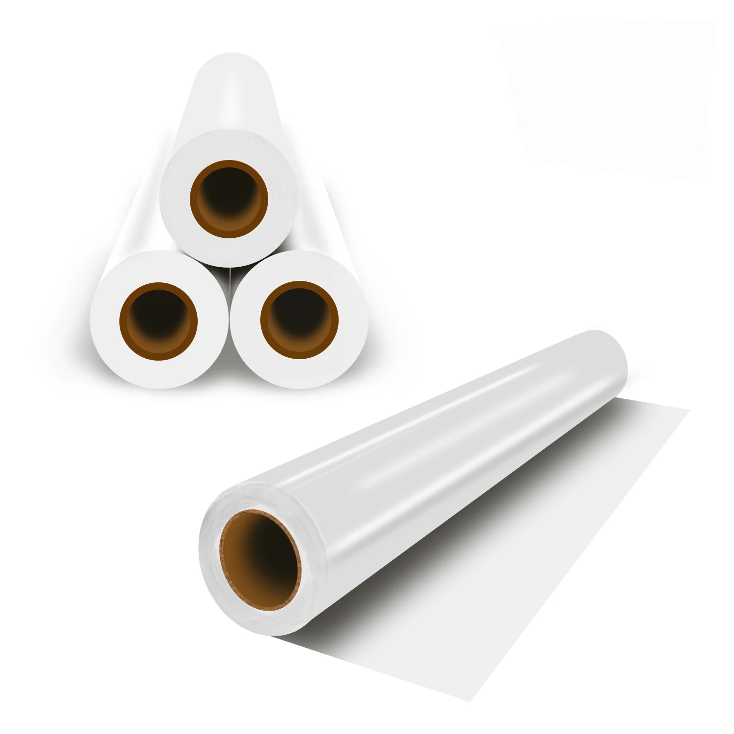 MWEI 60CM*100M DTF Plastic Pet Heat Transfer Printed Inkjet Hot Peel Melt Single Release Printing Film Roll