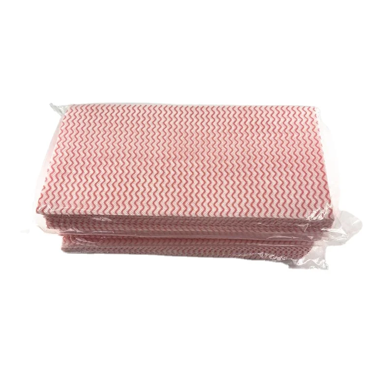 
Cheap disposable kitchen/bathroom cleaning paper roll wiping cloth 
