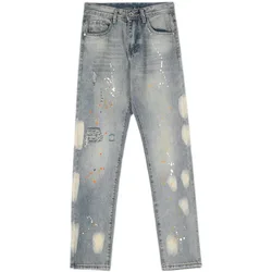 high quality skinny ripped jeans for men oem denim designer wholesale authentic men skinny ripped fancy unbranded biker jeans