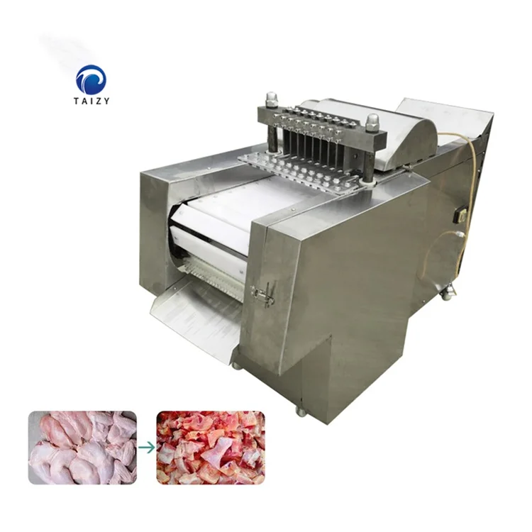 CE Approved chicken Cutter machine Fish Dicing Frozen Meat Dicer Cube cutting machine Meat Strips Cut Small Meat cutting machine