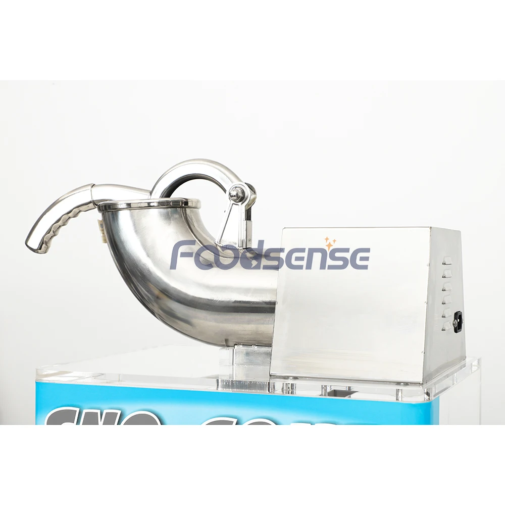 Commercial Ice Crusher Electric Snow Cone Machine With Dual Blades Shaved Ice Machine For Family Restaurants Bars