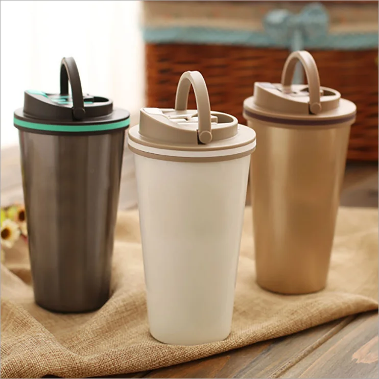 Factory Directly 450ml Double Wall Stainless Steel Vacuum-insulated Coffee Mug Tumbler Flask