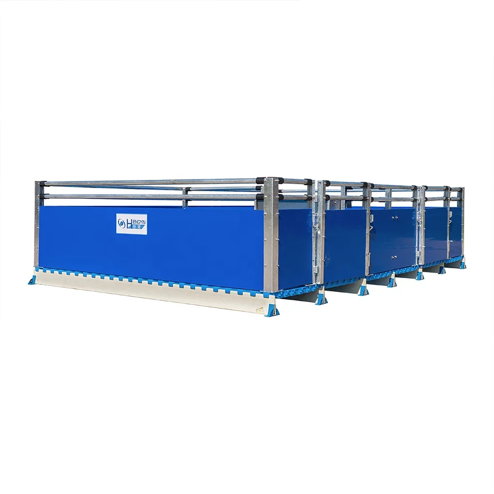Water fire proof high quality low price Pig livestock equipment  piglets warm fence pvc wall panel