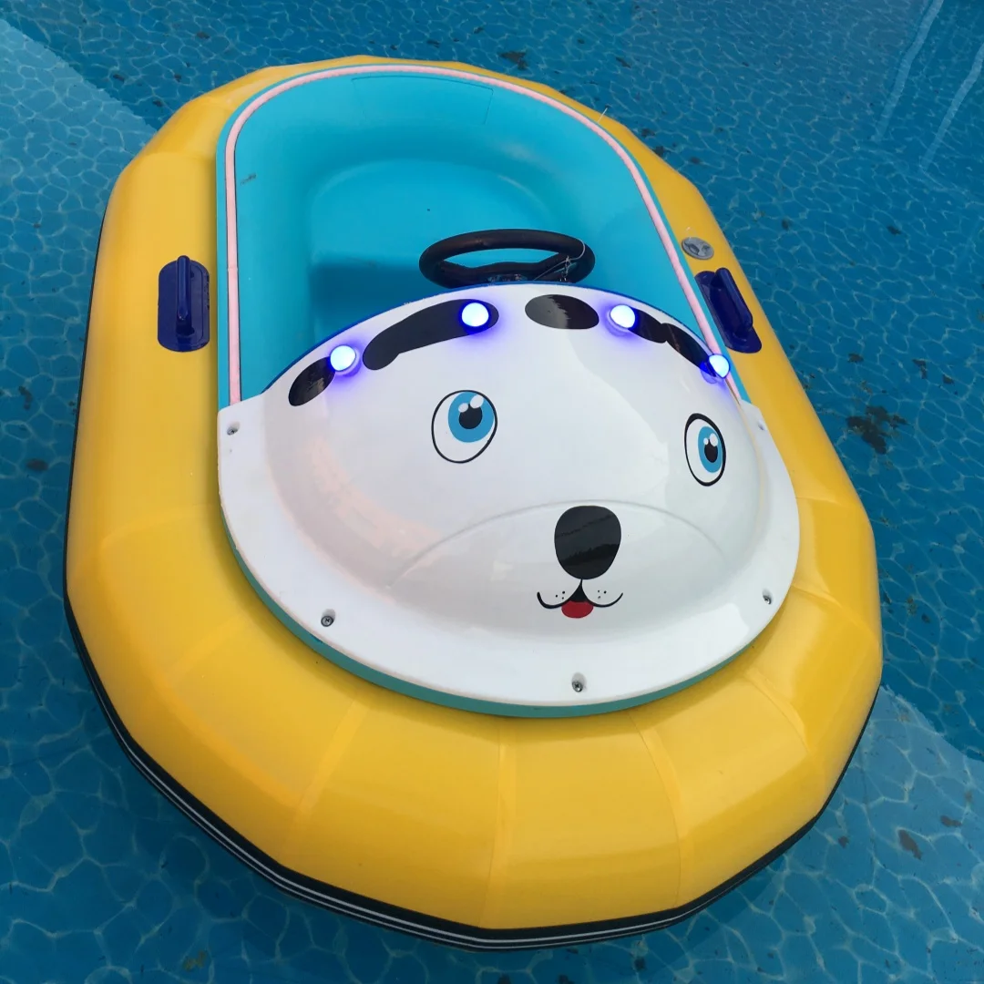 Cheap price different animal style fiberglass inflatable aqua lake bumper boats for sale