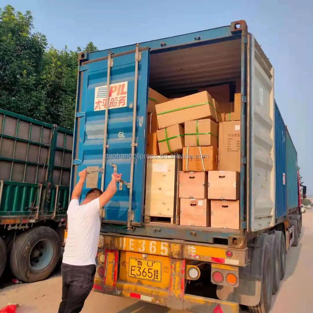 Commercial small hydraulic hazelnut oil cold press sesame oil extracting machine for Tanzania