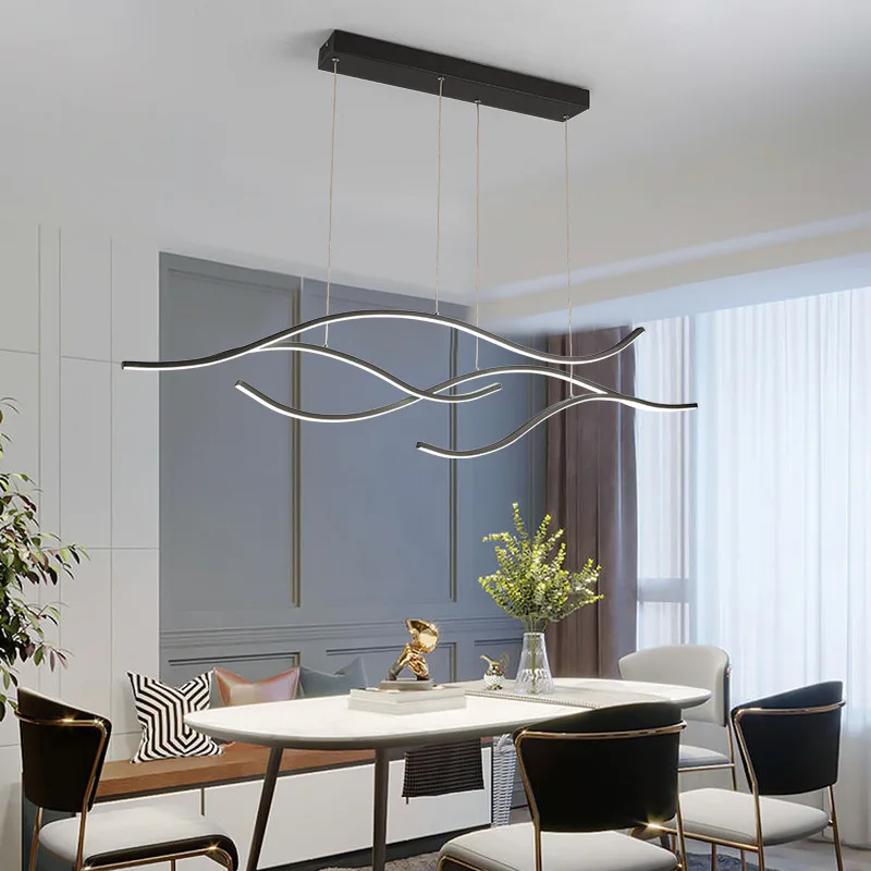  Led Dining Room Lamp Nordic Bedroom Light Creative Simple Office Gold Fashion Bar
