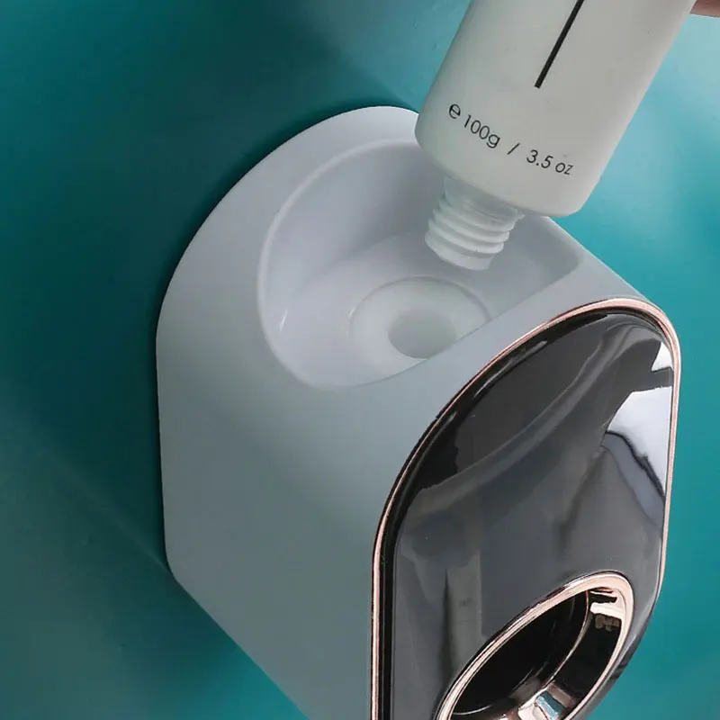 Автоматический Дозатор зубной пасты настенный для ванной комнаты