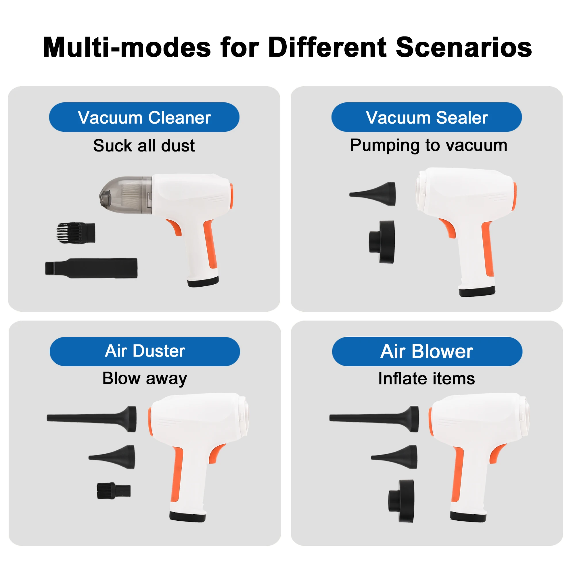 Portable Handheld Vacuum  for Home Car Office Pet Hair 11 KPA High power cordless Vacuum cleaner Wireless  Cleaner Factory