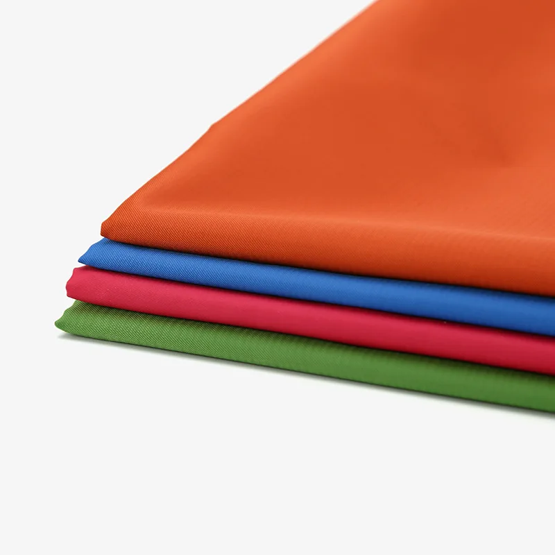 Текстиль и ткани, оптовая продажа, разноцветная тафта, трикотажная саржа, 100% полиэфирная ткань для одежды