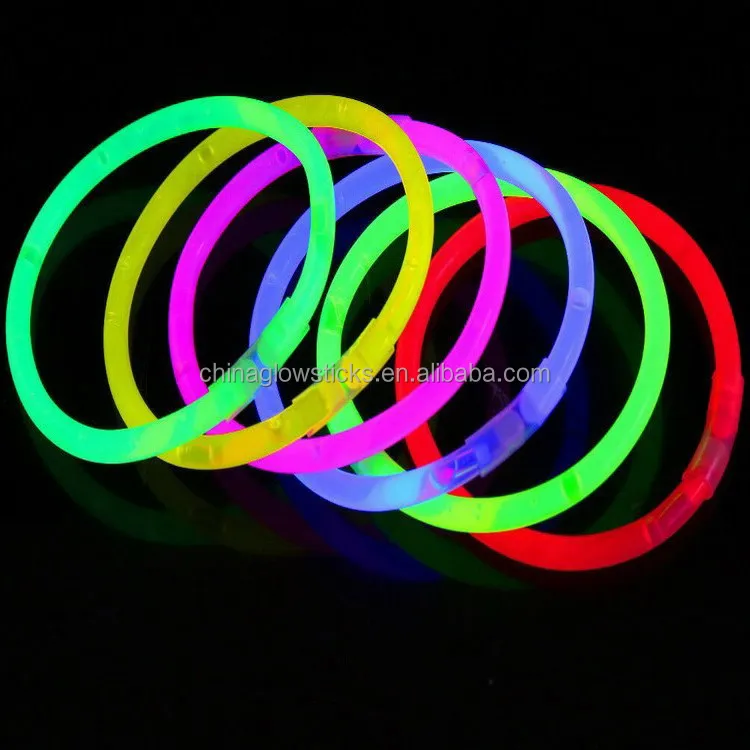 8 inch glow sticks for party promotional 8 inch bracelets glow stick