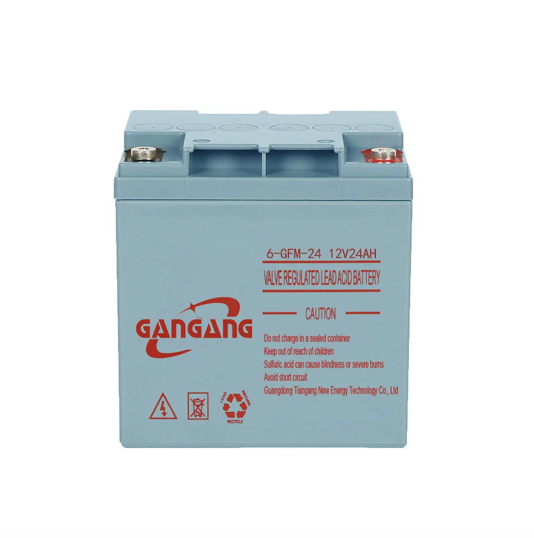 High Standard 12V 24Ah Lead Acid Batteries UPS Battery Rechargeable Battery for Solar Storage