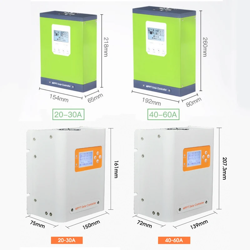 60A 50A 40A MPPT solar charge controller for 1kw 2kw 3kw 4kw 48v off grid hybrid inverter