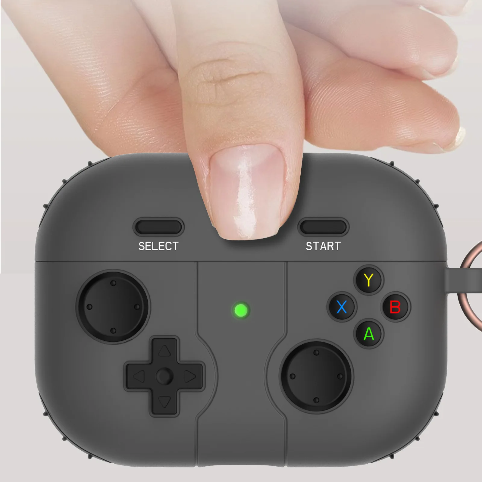 Shockproof Silicone Headphone Cover Wireless 3D Game Console Keychain Protective Cover for Airpod Pro 3