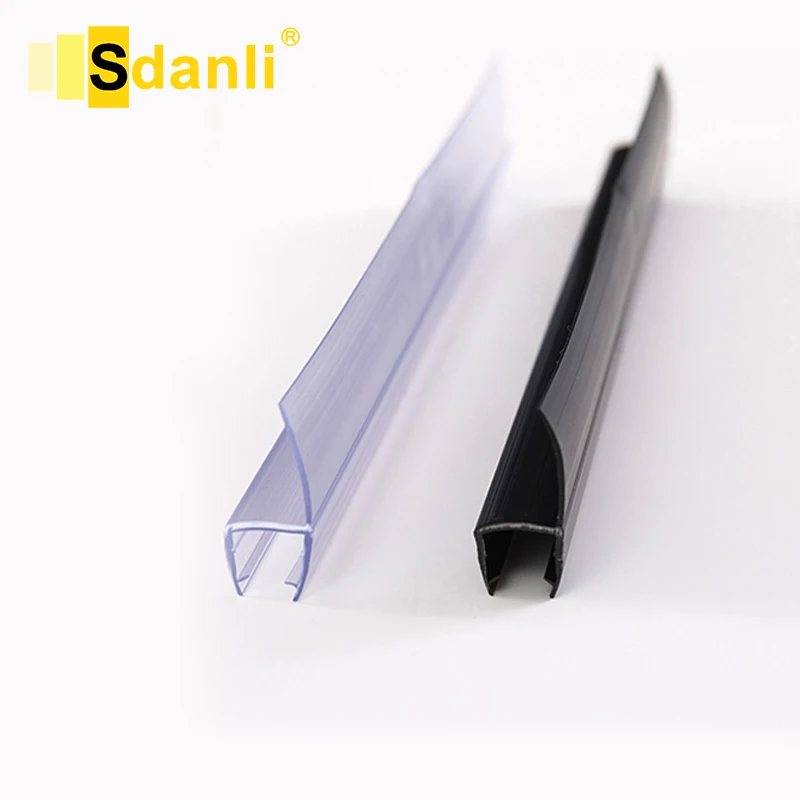 waterproof translucent plastic pvc seal strip door waterproof plastic pvc sealing tape for shower door