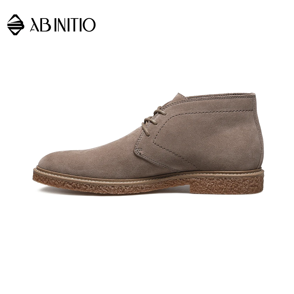 New style lace genuine suede leather mens formal dress boot shoes