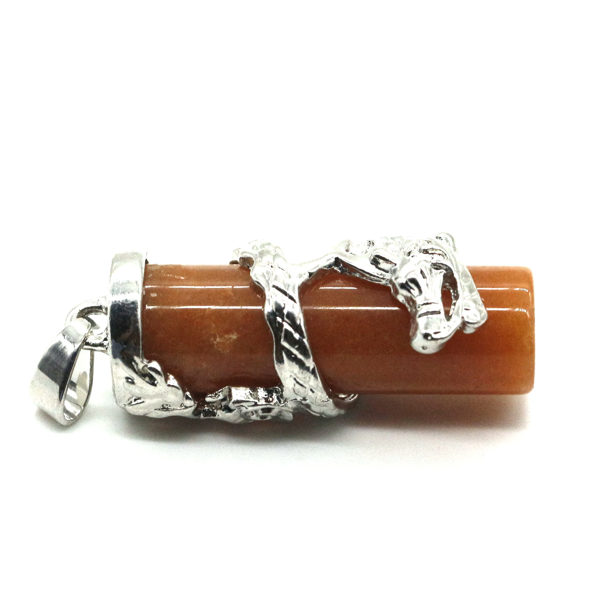 2024 Wholesale gemstone healing crystal pendant dragon gemstone aventurine pendant for healing