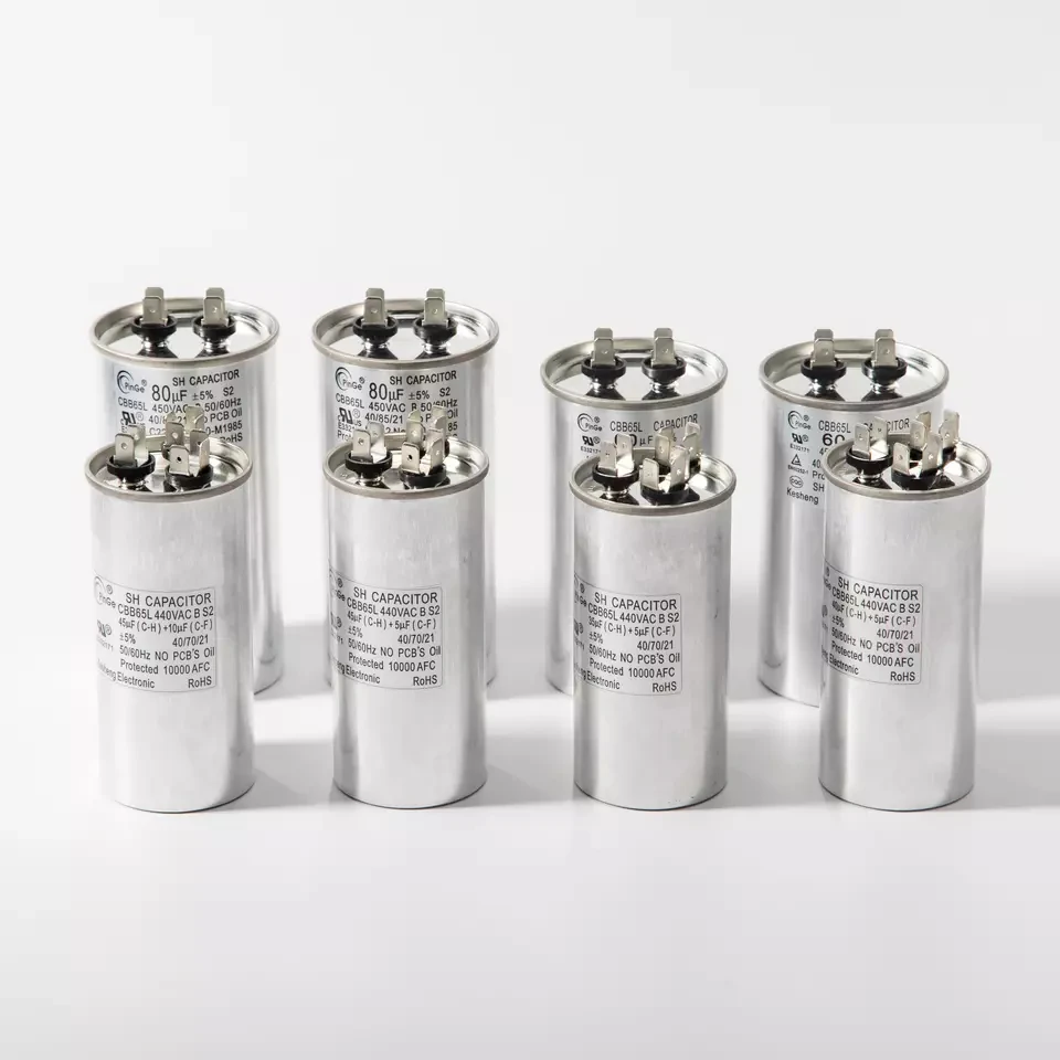 Высококачественный cbb65 450v20uf Силовой электронный конденсатор