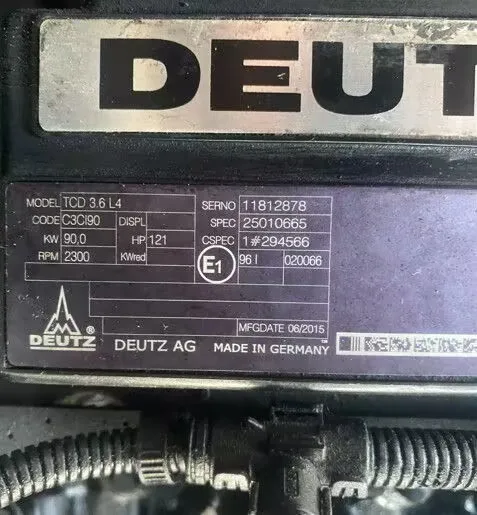 Дизельный двигатель TCD3.6L4 широко используется и многоцелевой