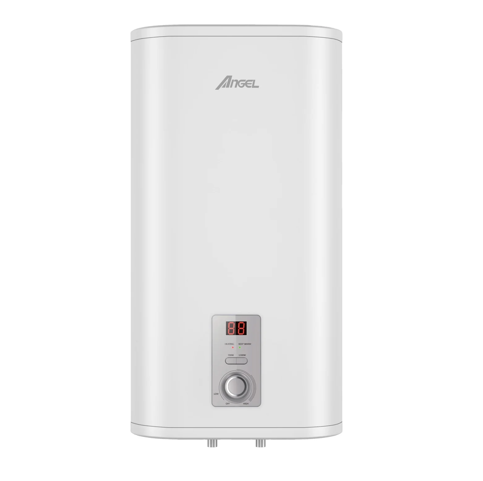 Easy To Control Vertical Cylinder Round Slim Flat Stainless Steel Double Tank Home Hotel Geyser Electric Storage Water Heater