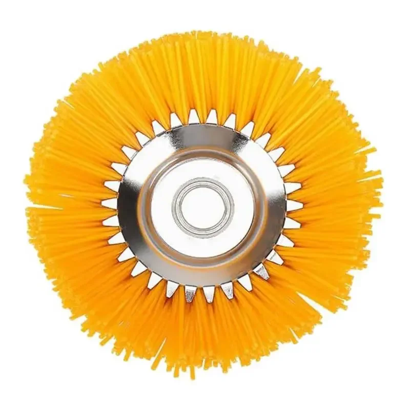 6 inch Stainless Steel Twisted Wire Wheel Garden Brush Weeding Brush Cleaning Brush