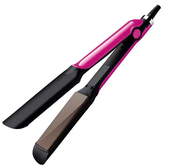Private Label Titanium Plates Flat Iron Straightening Irons Styling Tools Professional Hair Straightener