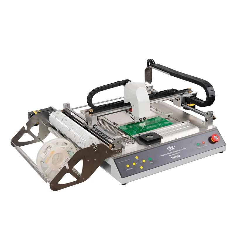 All Feeders Free Innovation Technology PCB Production Line Pick and Place Machine SMT802A-S With Guide Rail+Built-in Computer
