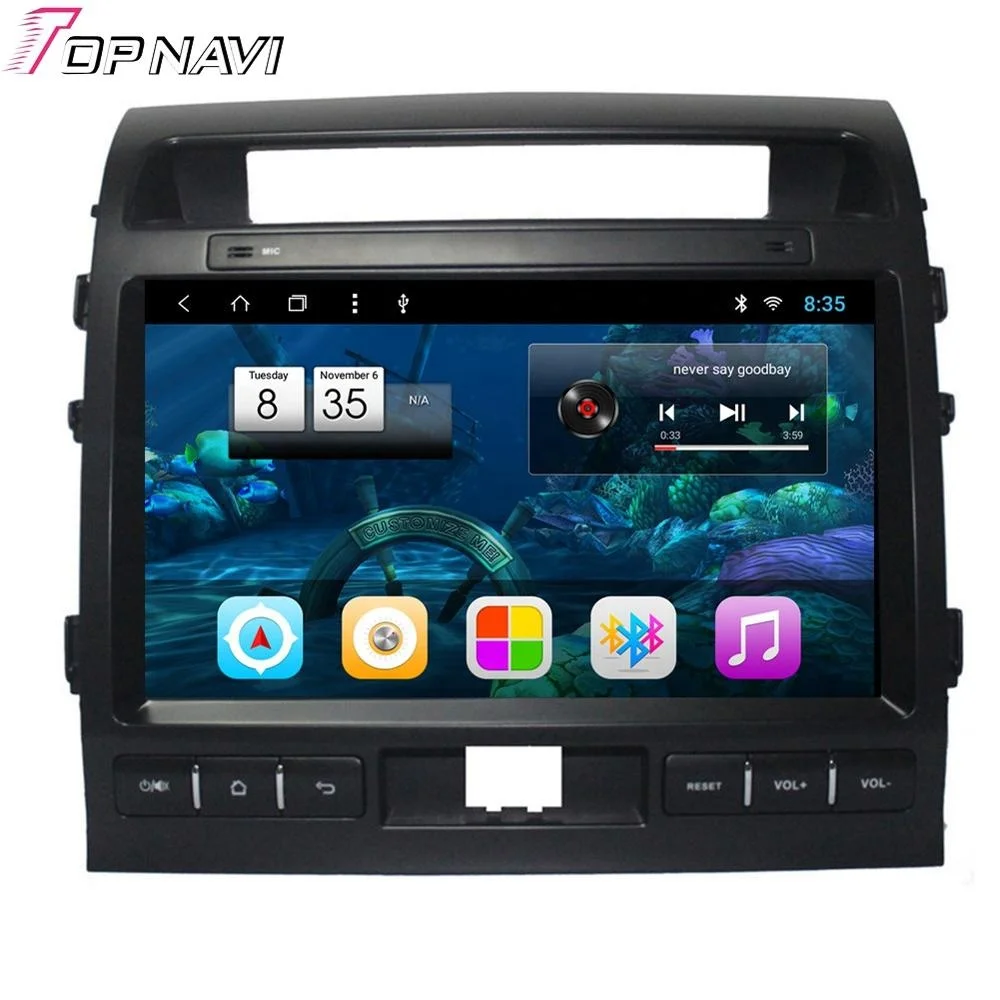 10 Inch 2 Din Car GPS Navigation For Toyota Land Cruiser 2007 2008 2009 2010 2011 2012 2013 2014 2015  Android Car Radio Video