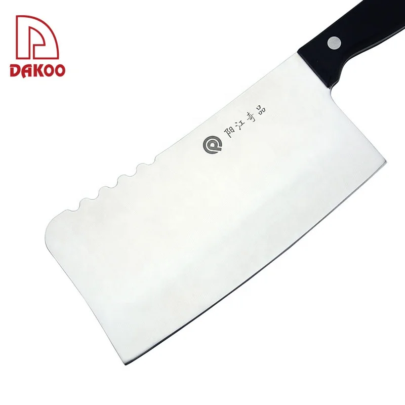 Chinese Chopper Thick Blade Kitchen Chopping Knife With POM Handle