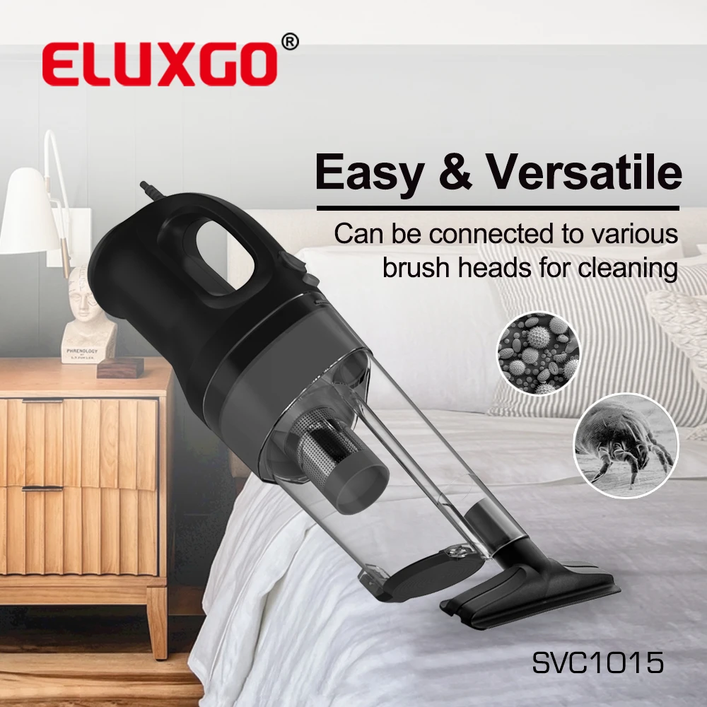 ELUXGO Wireless Carpet Cleaning Machine Smart Home Appliances Vacuum Cleaner for Car SVC1015-L