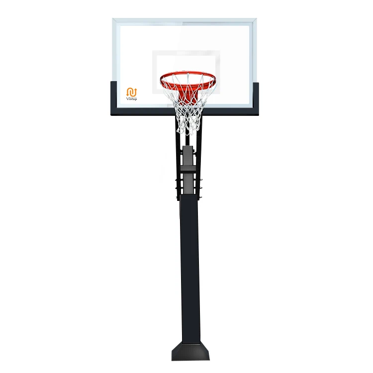 KP-002D FIBA approved in-ground height adjustable basketball hoop basketball training equipment system basketball equipment