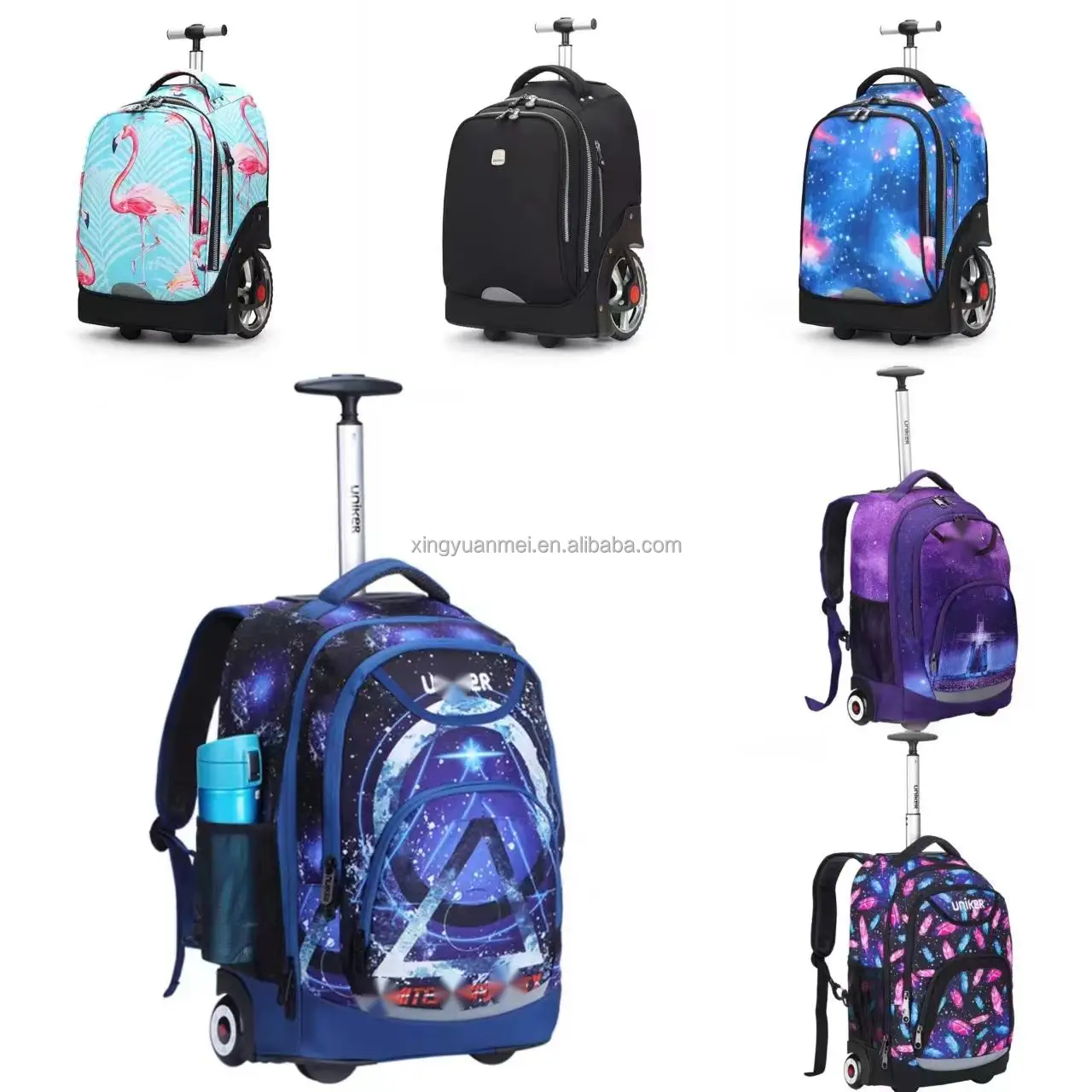 New style ultra lightweight primary school student backpack for reducing burden and protecting spine climbing stairs