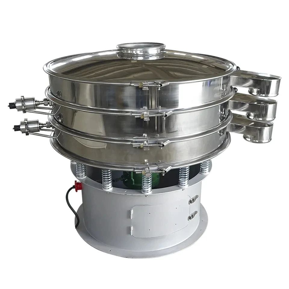 Stainless Steel Circular Sifter Screening Machine Rotary Vibrating Screen Sieve for Food Additive