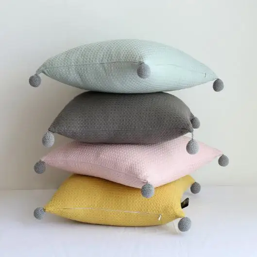  Наволочка из хлопка и бамбука премиум-класса с вафельным плетением наволочка Мягкая