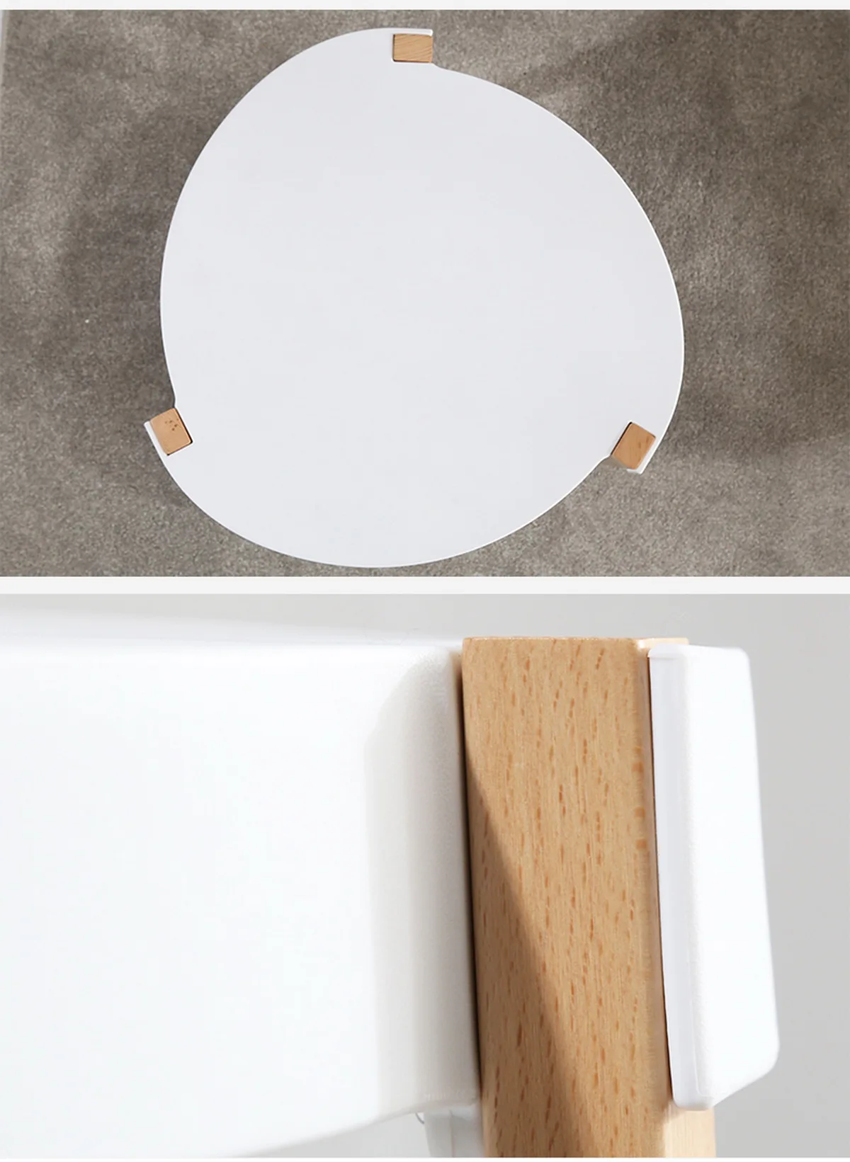 Мебель для гостиной современный деревянный конец круглый легкий боковой