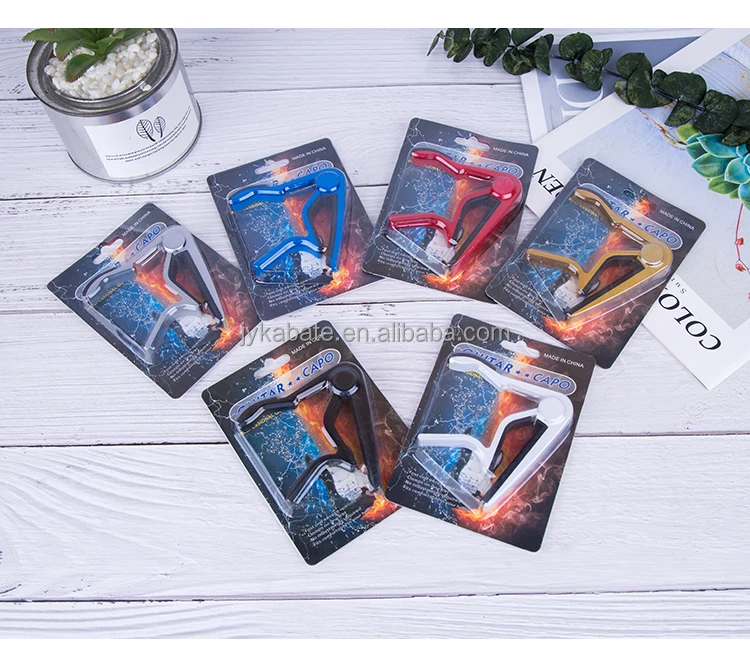 Musical instruments accessories High Quality Colorful Aluminum Material Capo for Electric Acoustic Guitar