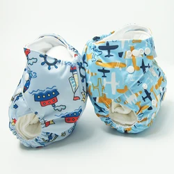 Wholesale Reusable Washable Cute Patterns Microfiber Bamboo Charcoal Cloth Diapers