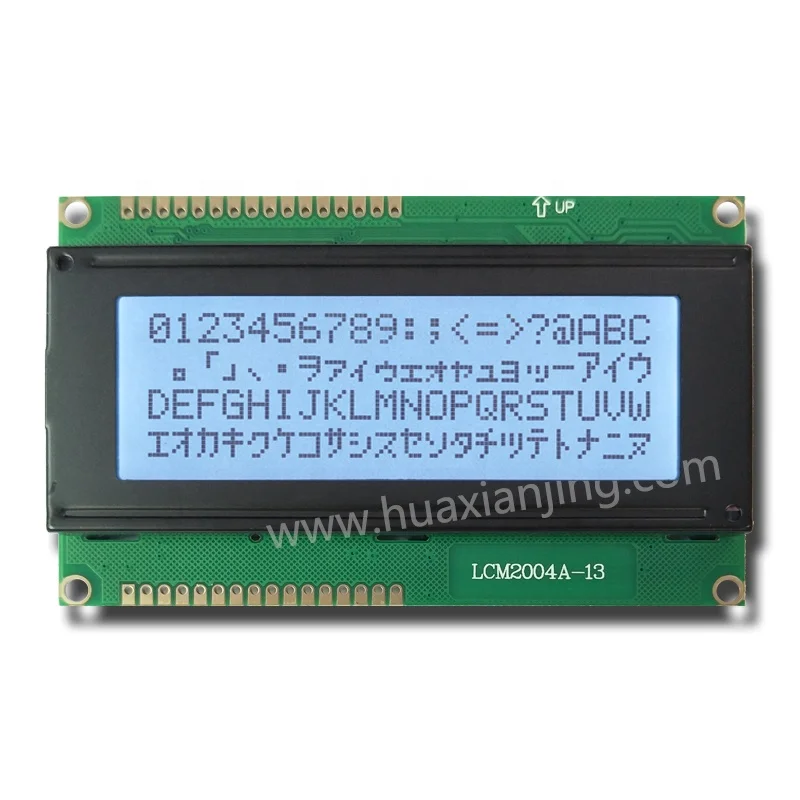 Character LCD 4 line x 20 character with top pin and bottom pin