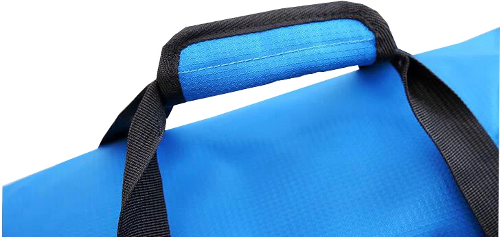 Custom logo waterproof Fitness duffel bag football basketball sports gym bag with bottle holder wet pocket shoes compartment