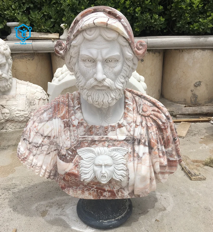 Life Size Custom Made Greek God Marble Sculpture Apollo Head Bust Statue