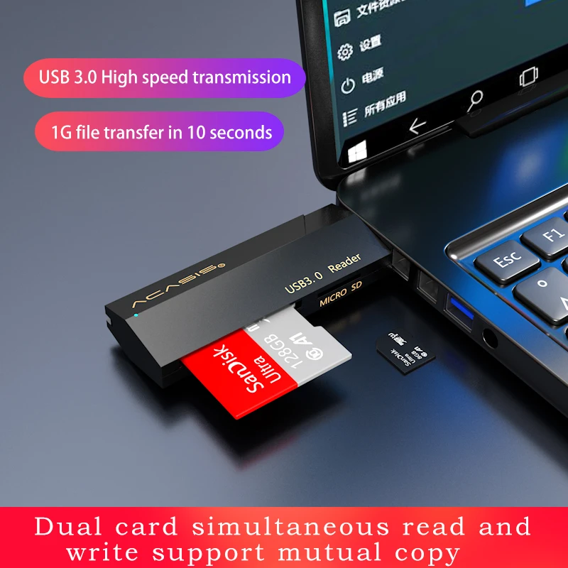 Высококачественный Мини Супер Скоростной 10 Гбит/с USB 3 1 Micro SDXC SD TF кардридер