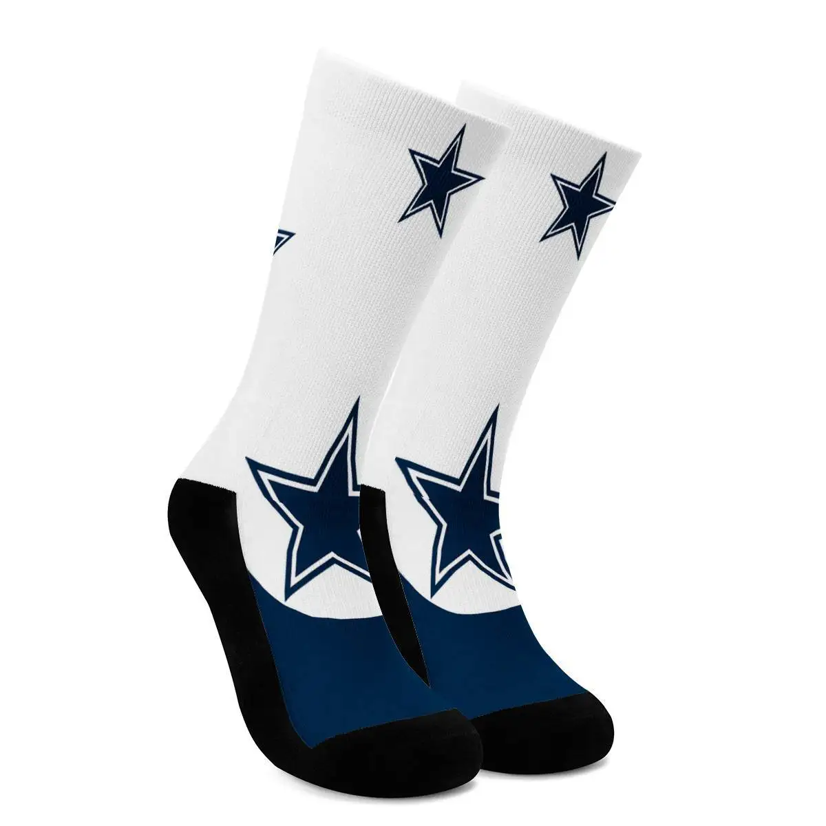 Dropshipping  32 Teams Custom Print Football Cotton High Quality New Design Nfl Socks